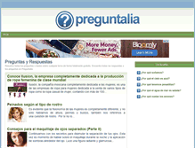 Tablet Screenshot of preguntalia.com